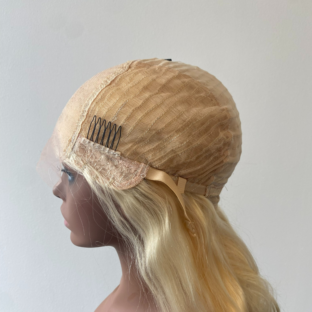 Blonde 5x5 Transparent Lace Closure Wig