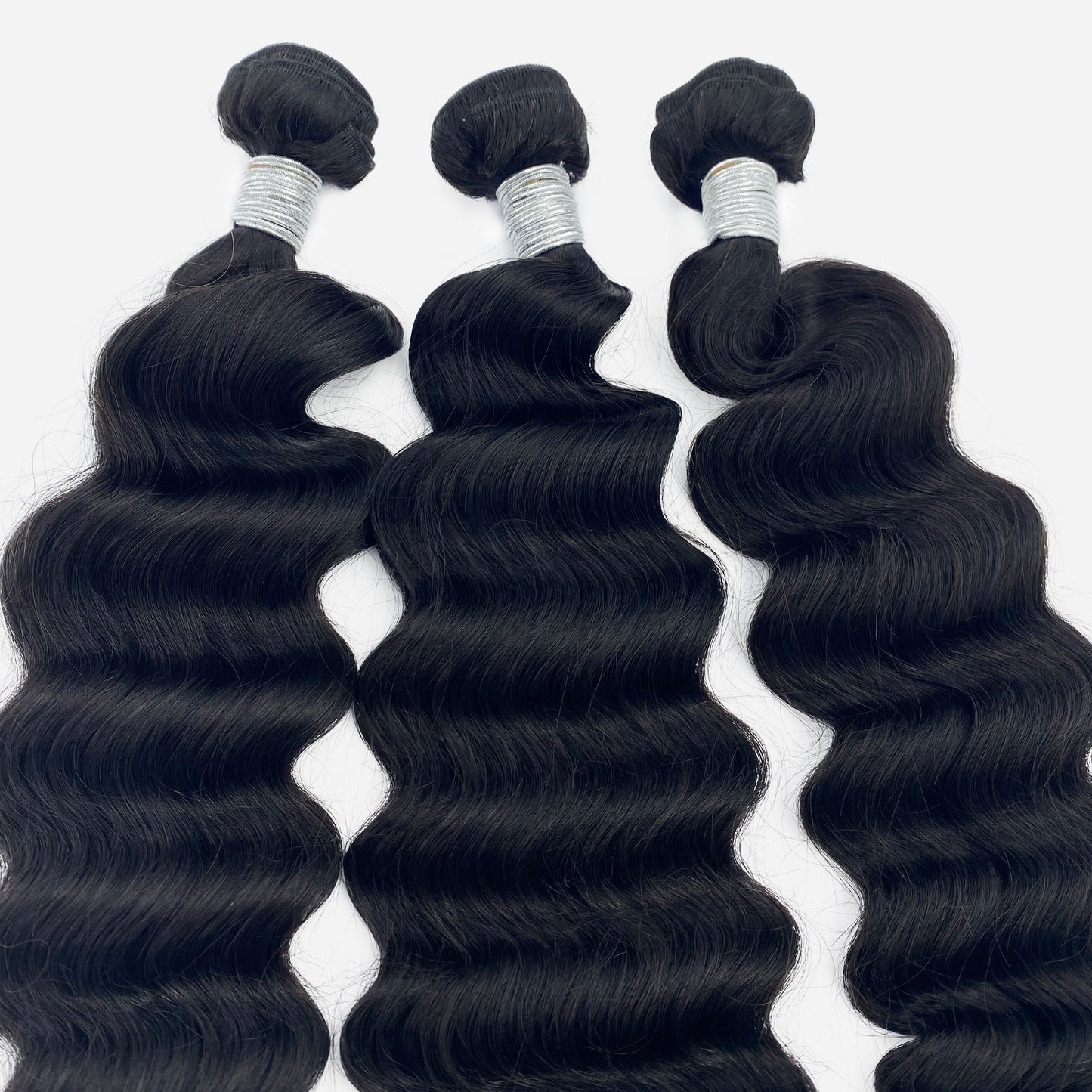 Loose Deep Virgin Human Hair #1B Natural Black