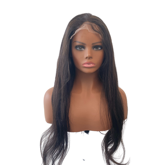 5x5 Straight Transparent Lace Closure Wig