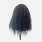 5x5 Deep Curly Transparent Lace Closure Wig