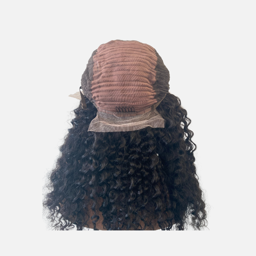 13x4 Deep Curly Transparent Lace Frontal Wig