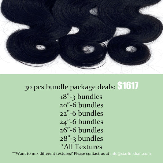 30 pcs bundle package deal