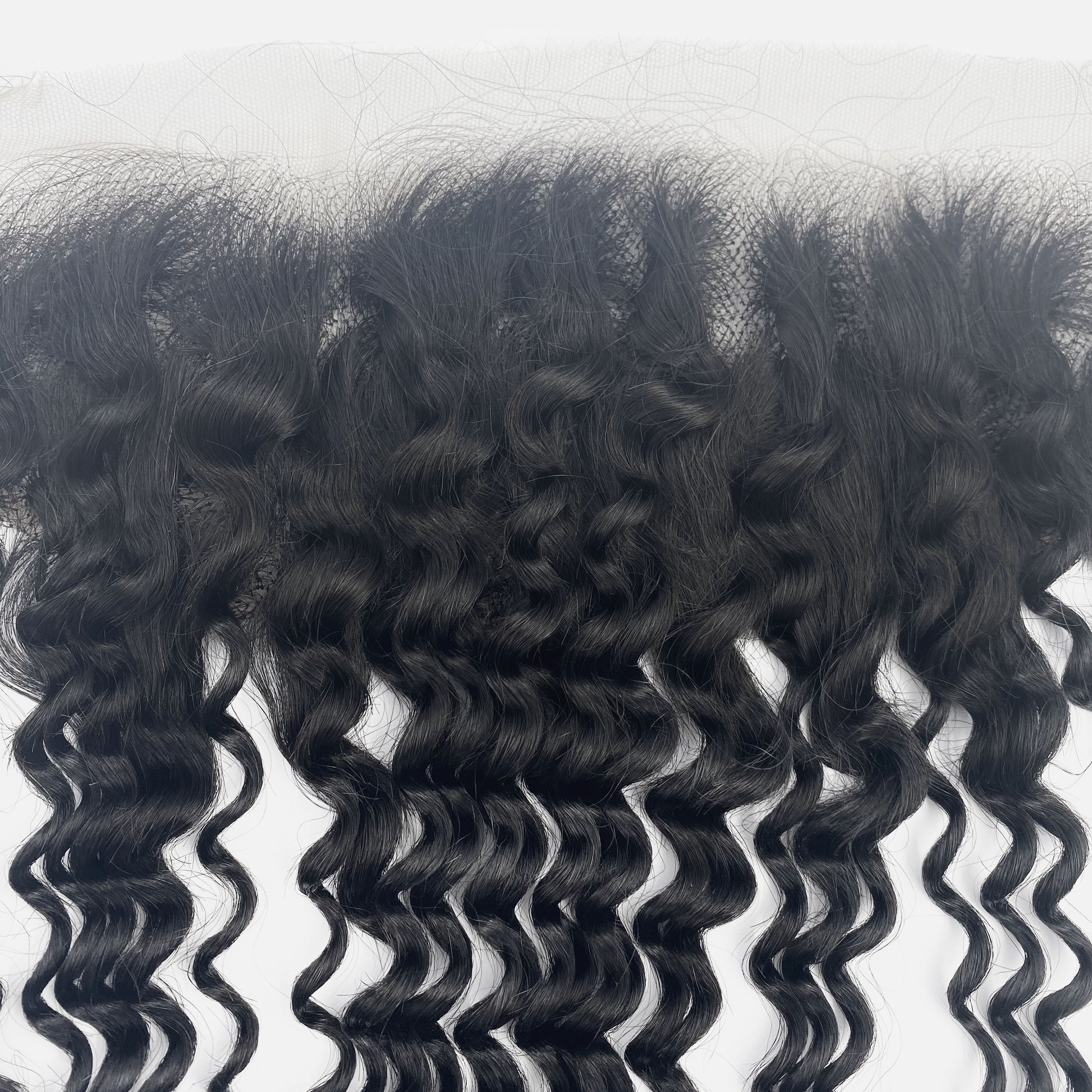 Deep Curly Frontal Natural Black