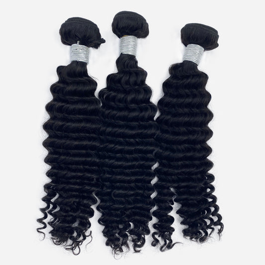 Deep Curly Bundle Natural Black