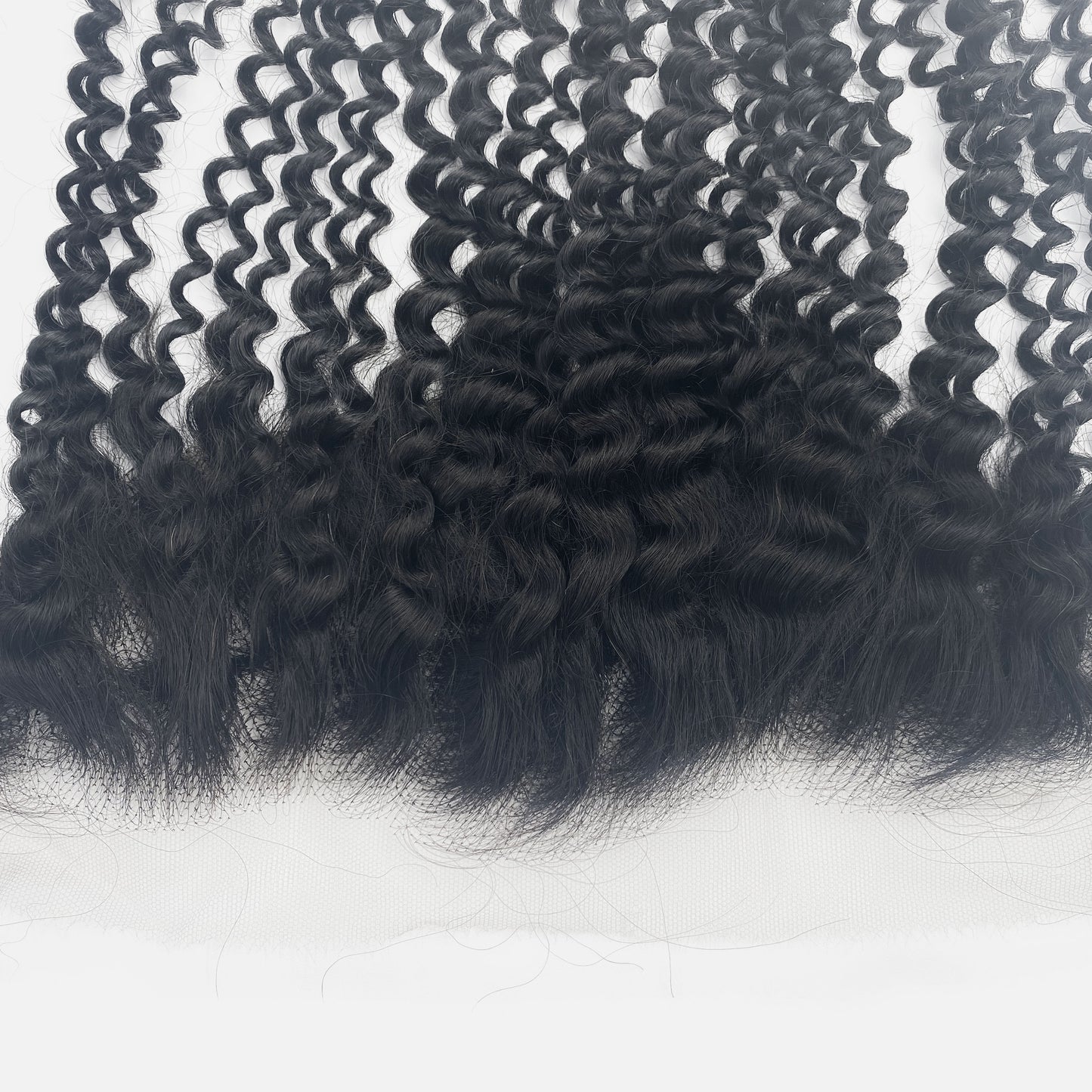 Kinky Curly13*4 Frontal Natural Black