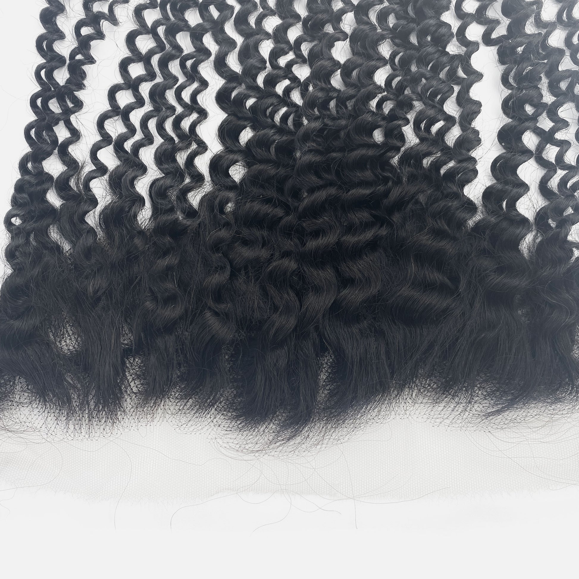 Kinky Curly13*4 Frontal Natural Black