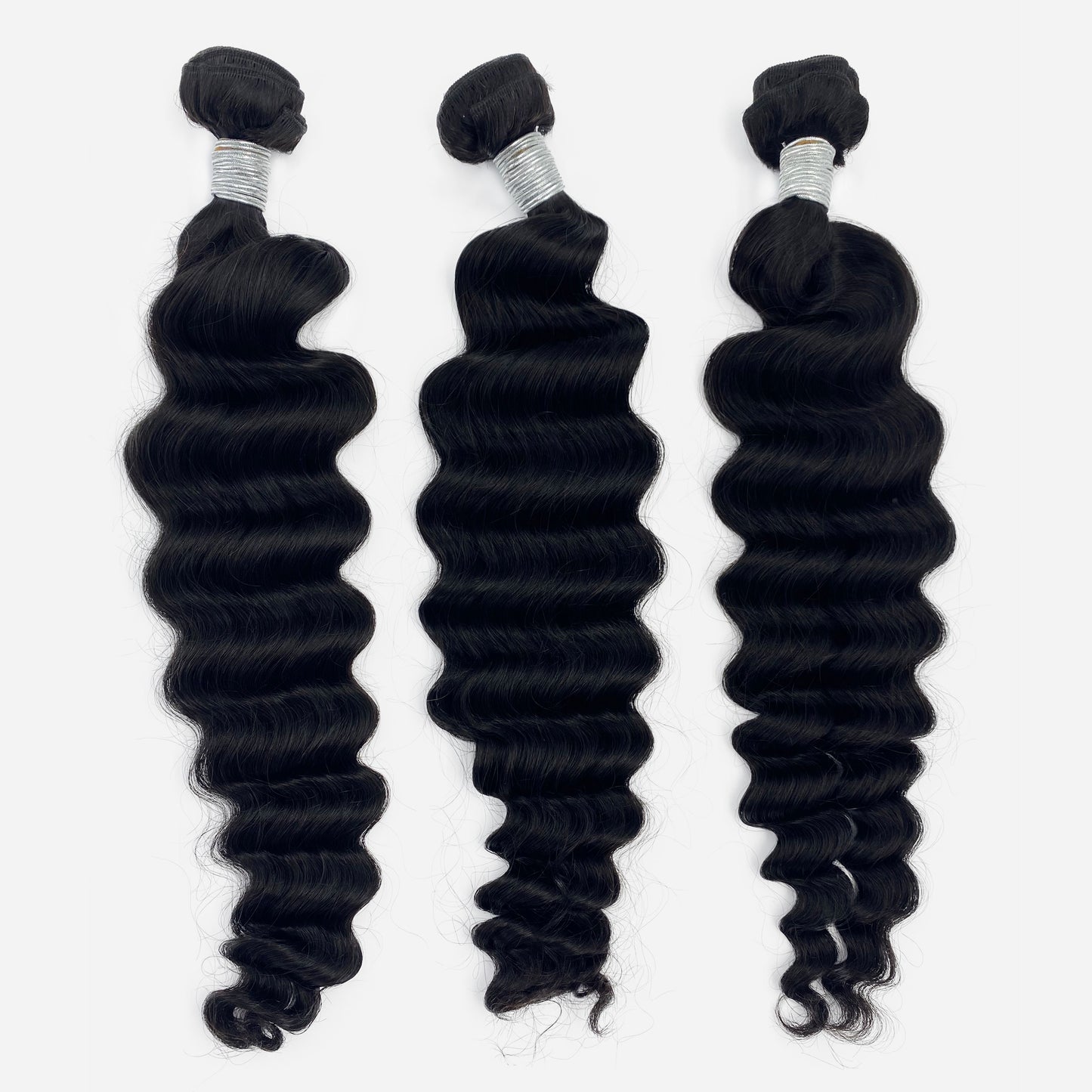 Loose Deep Virgin Human Hair #1B Natural Black