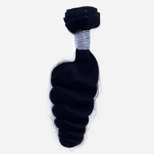 Loose Wave Virgin Human Hair #1B Natural Black