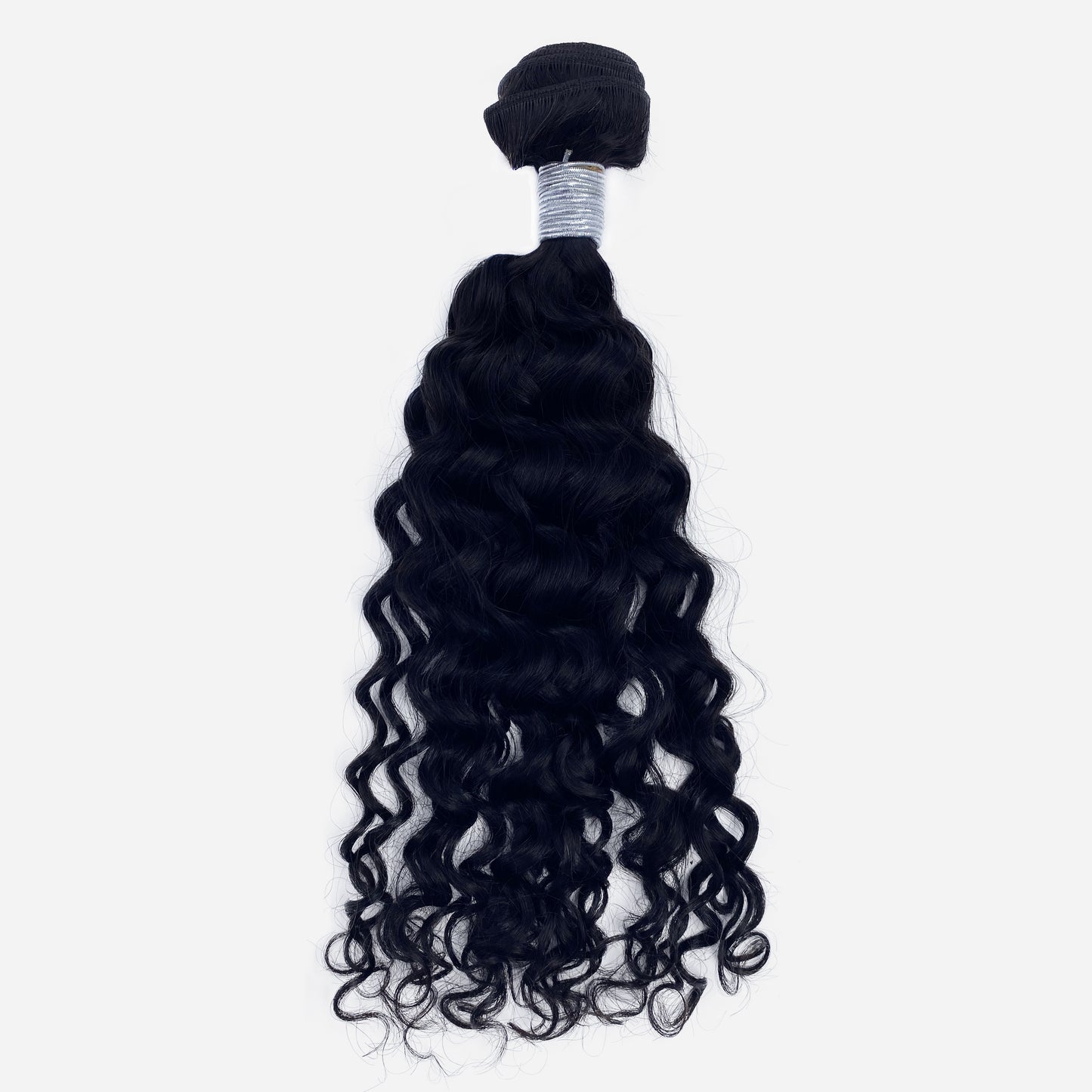 Water Wave Virgin Human Hair #1B Natural Black