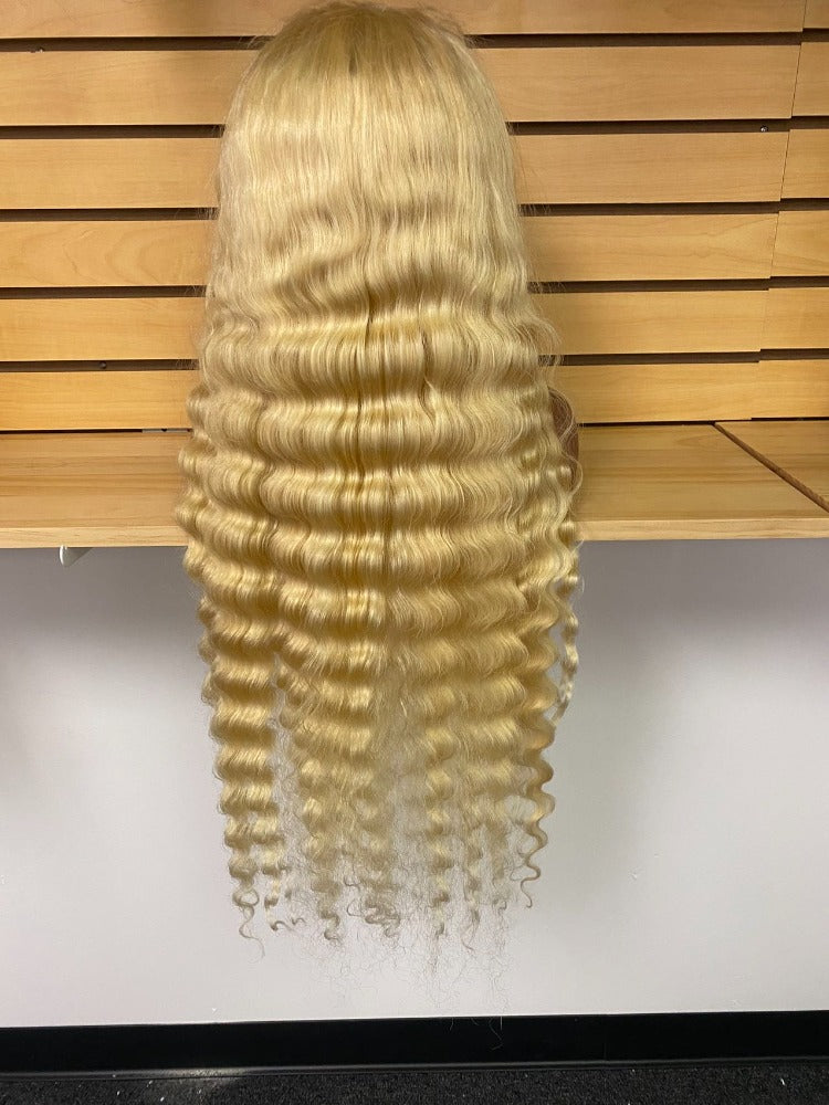 Wigs-LD-5*5HD200%-613Blonde