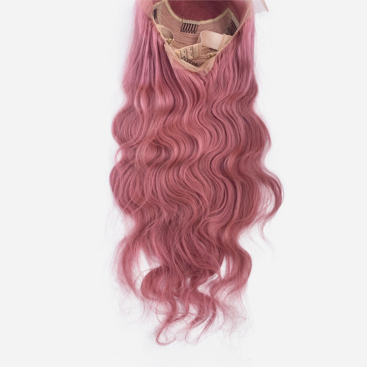 Pink Body Wave 13x4 Frontal Wig